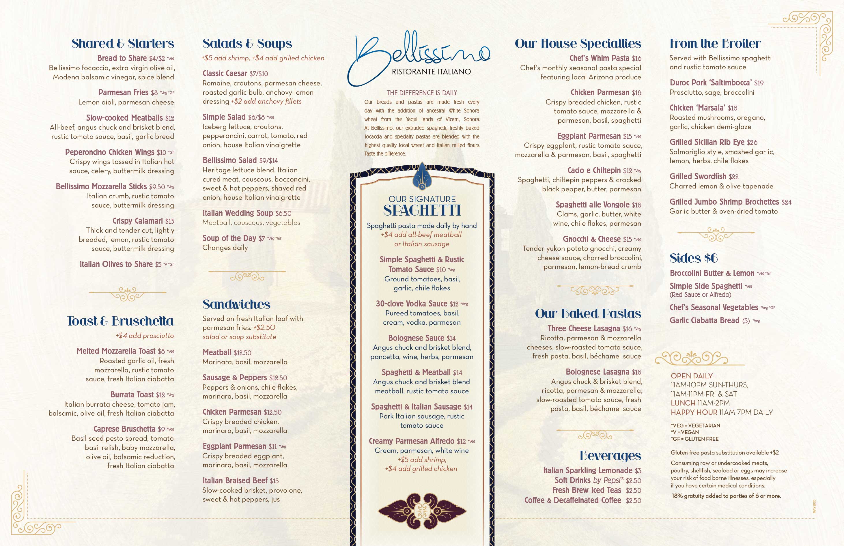 Bellissimo Ristorante Italiano Casino Del Sol Bellissimo Ristorante Italiano Casino Del Sol