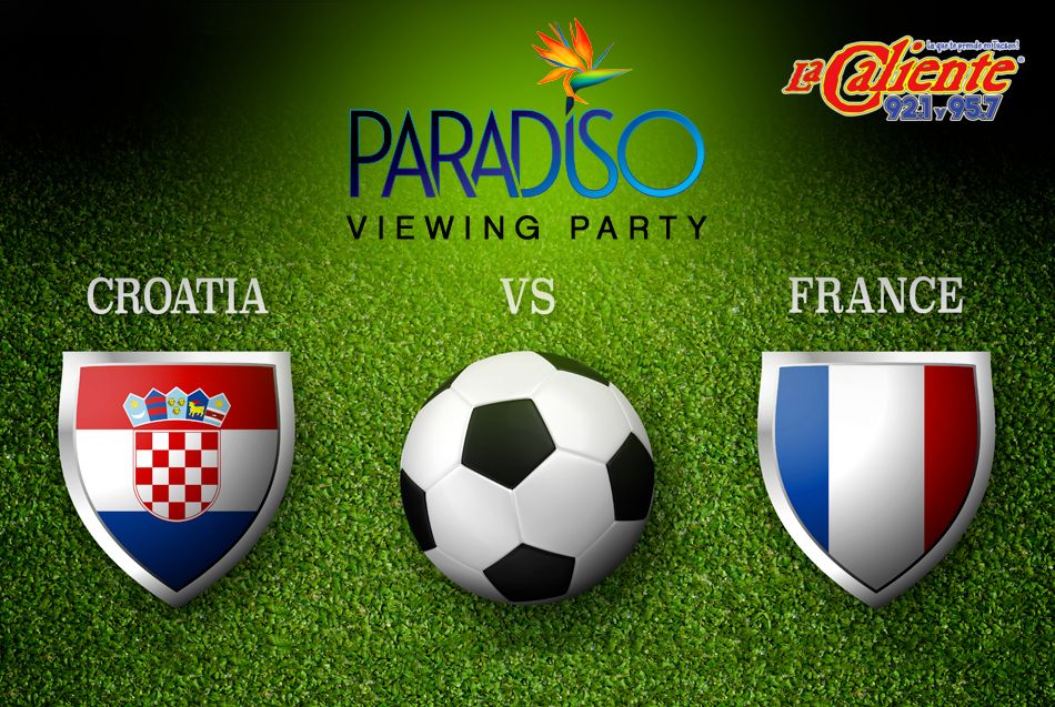France Vs Croatia Viewing Party