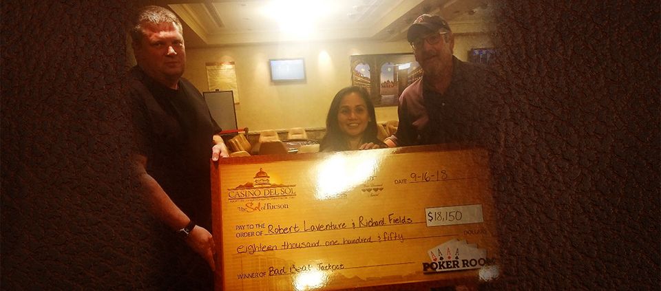 Bad beat poker winners at Casino Del Sol