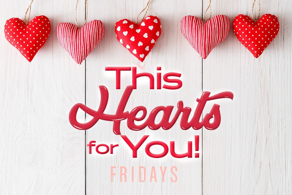 This Hearts for You Casino Kiosk Game at Casino Del Sol• Earn 50 points on Fridays • Play at any kiosk 10am-5pm • Win up to $1,000 in freeplay Visit Club Sol for details.