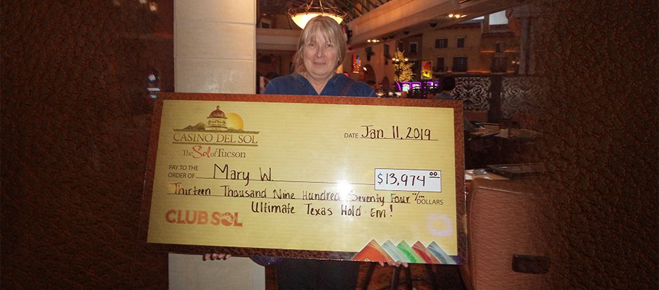 Blackjack Winner at Casino Del Sol