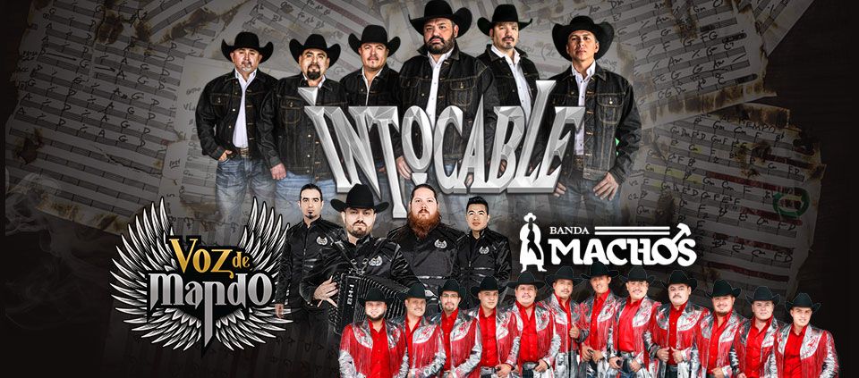 Intocable, Voz de Mando and Banda Machos live at AVA Amphitheater