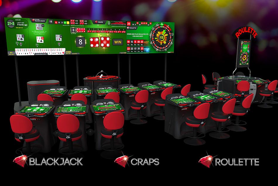 Interstadium Roulette Craps Blackjack at Casino Del SOl
