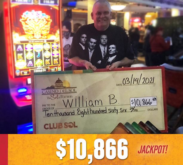 Jackpot Winners at Casino Del Sol 