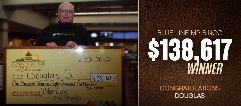 Bingo winners at Casino Del Sol 