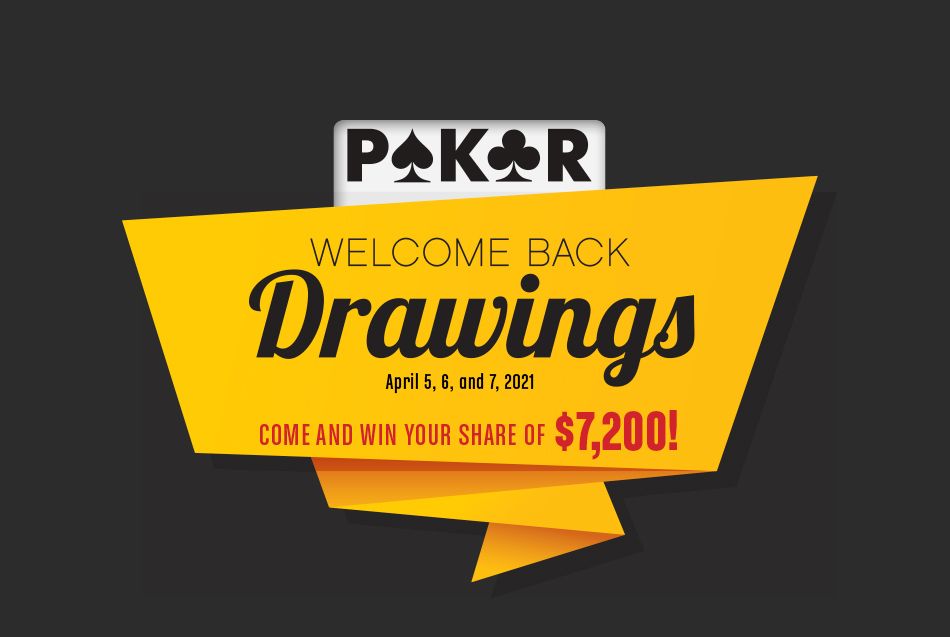 Poker Welcome back Drawings