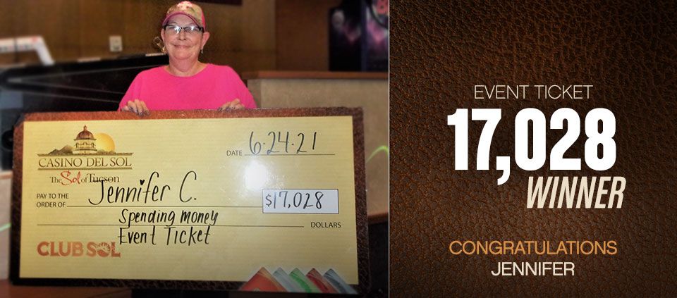 Bingo winners at Casino Del Sol 