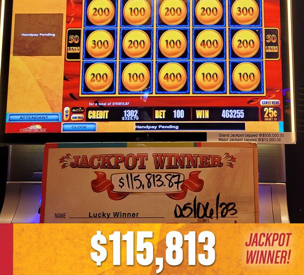 HUGE Jackpot Winner at Casino Del Sol 