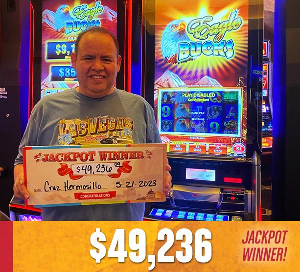 Jackpot winners at casino del sol
