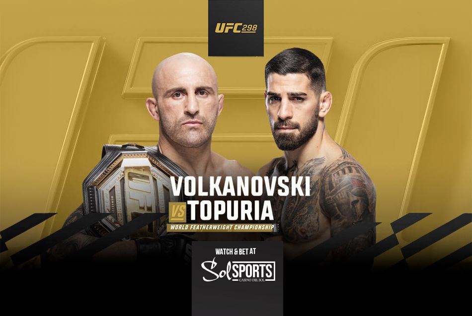 UFC 298 live on PPV at SolSports Casino Del Sol 