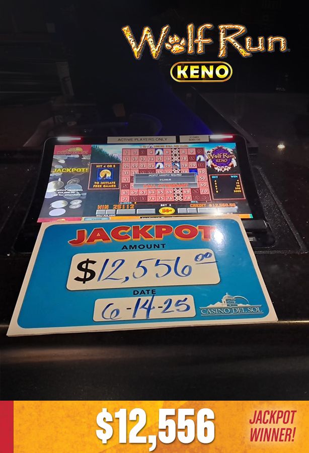 Slot Winners at Casino Del Sol 