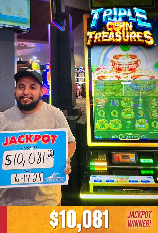 Slot Winners at Casino Del Sol 