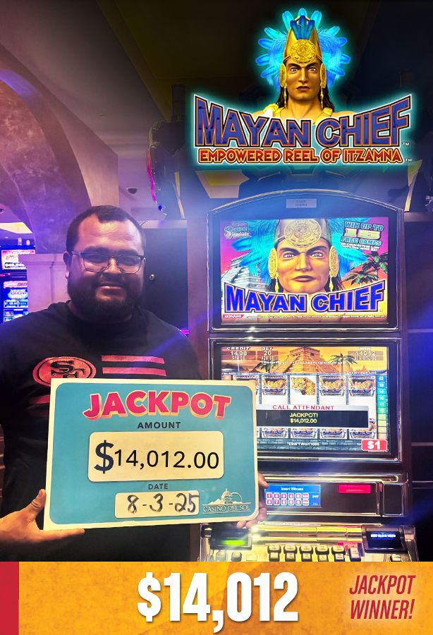 Slot Winners at Casino Del Sol 