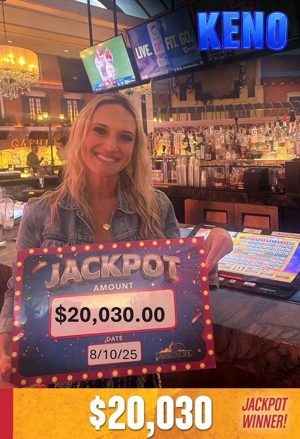 Slot Winners at Casino Del Sol 