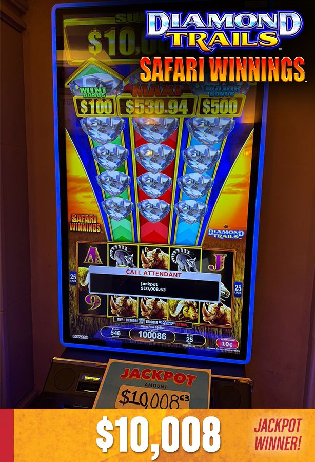 Slot Winners at Casino Del Sol 