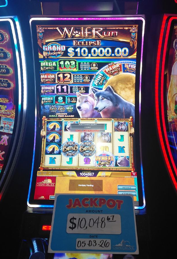 Latest Jackpot Winners | Casino Del Sol