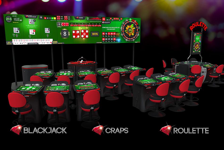 Electronic Craps, Roulette and Blackjack! Casino Del Sol