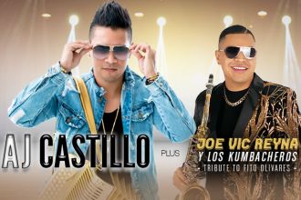 AJ Castillo plus Joe Vic Reyna y Los Kumbacheros